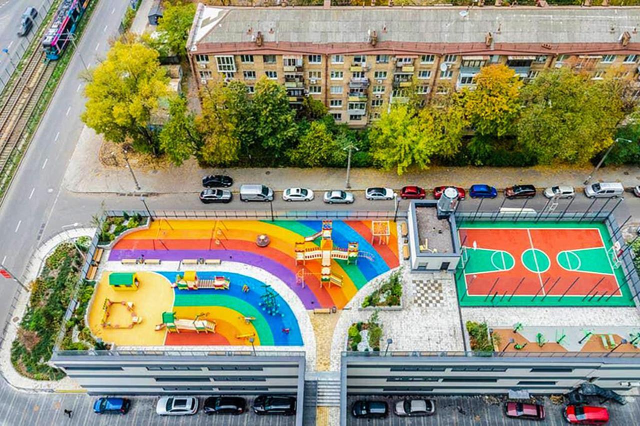 Victory-21 Luxury Apartment Center Kijev Kültér fotó